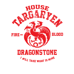 Estampado de House targaryen