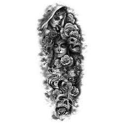 Estampado de Skull sugar roses