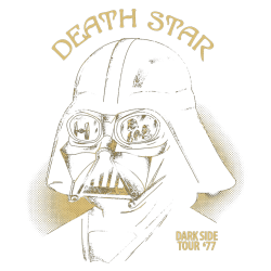 Estampado de Death star vader 