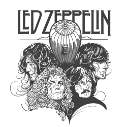 Estampado de Led Zeppelin 2