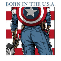Estampado de Born in the u.s.a