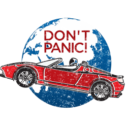 Estampado de Dont Panic 