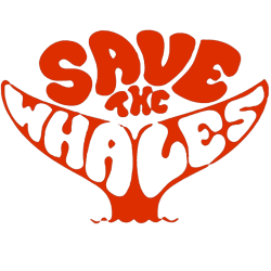 Estampado de Save the whales 