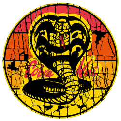 Estampado de Cobra kai