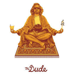 Estampado de The Dude zen