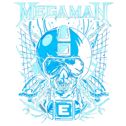 Estampado de Megaman Megadeth