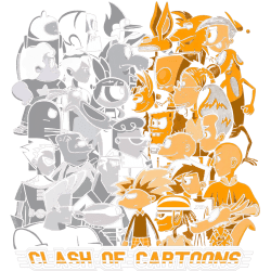 Estampado de Clash of Cartoons
