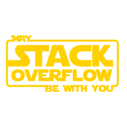 Estampado de May stack overflow be with you
