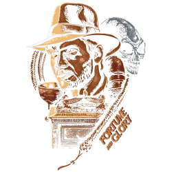 Estampado de Indiana Jones