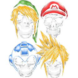 Estampado de Never Game Over 