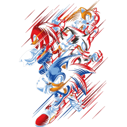 Estampado de Sonic Fast