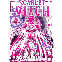 Estampado de Scarlet Witch