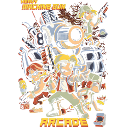 Estampado de Heavy Machine Gun