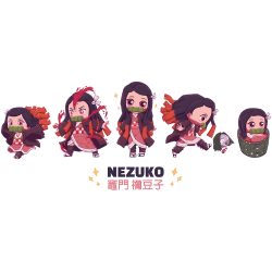 Estampado de Chibi Nezuko