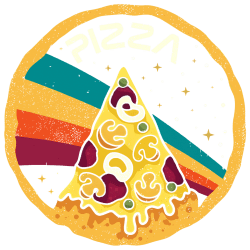 Estampado de PizzaNasa