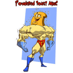 Estampado de Powdered Toast Man