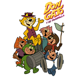 Estampado de Don Gato y su pandilla