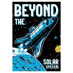 Estampado de Beyond the solar system