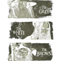 Estampado de El Gris, el Blanco & El Pardo
