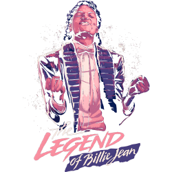 Estampado de La Leyenda de Billie Jean