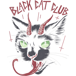 Estampado de Black Cat Club