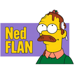 Estampado de Ned Flan