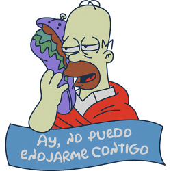 Estampado de No Puedo Enojarme Contigo
