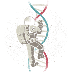 Estampado de Explorador del ADN