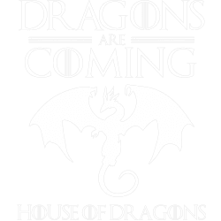 Estampado de Dragons are Coming