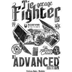 Estampado de TIE Hunter Garage