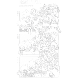 Estampado de Saiyans Z