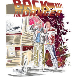 Estampado de Back to the Danger 