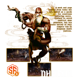 Estampado de SF6 Dhalsim