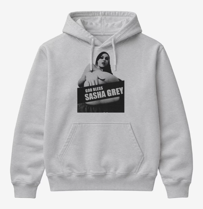 Poleron Canguro básico Gris Melange de God bless sasha grey 2