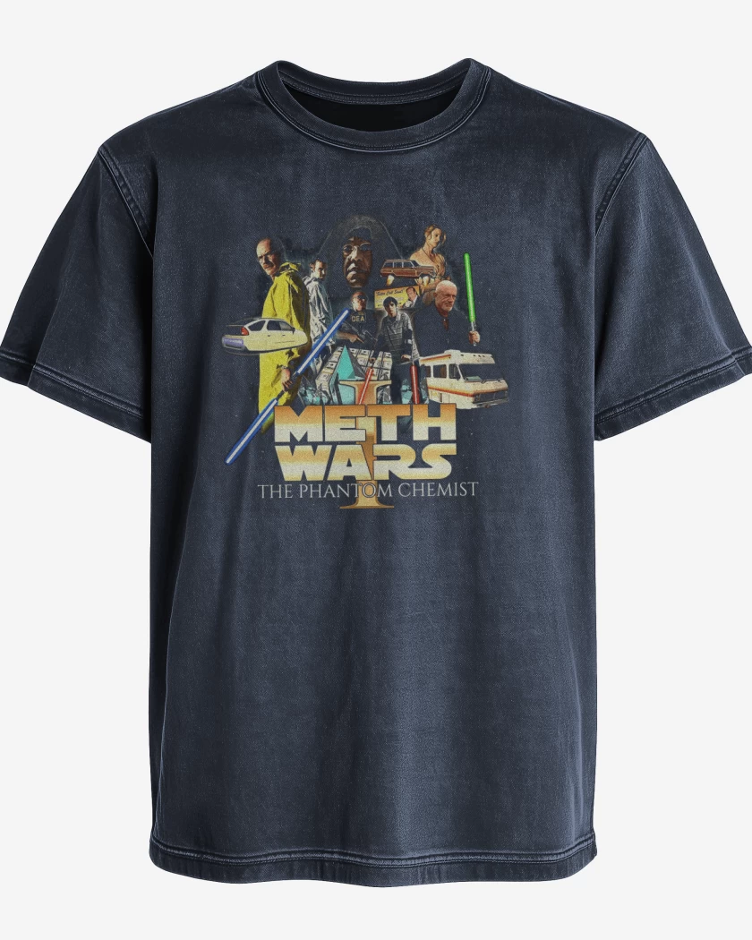 Polera desgastada Breaking Wars