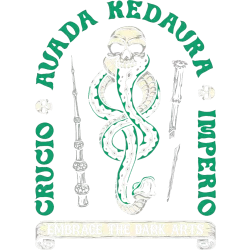 Estampado de Maldiciones Imperdonables