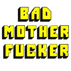 Estampado de Bad mother fucker