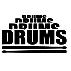 Estampado de drums drums 