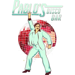 Estampado de Pablos Disco Bar