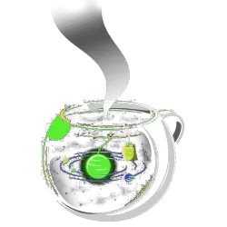 Estampado de Té galactico