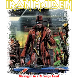 Estampado de Iron Maiden Stranger in a Strange Land