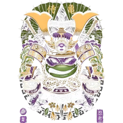 Estampado de Donatello Samurai