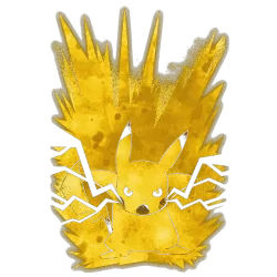 Estampado de Pikachu impactrueno