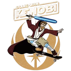 Estampado de Ollie wan kenobi