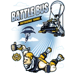 Estampado de Battle bus fornite