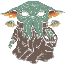 Estampado de Baby Cthulhu
