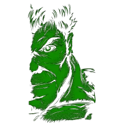 Estampado de Hulk imp dir
