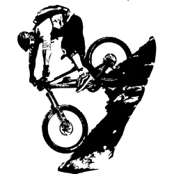 Estampado de Mountain bike