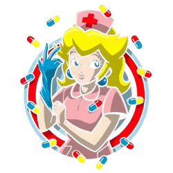 Estampado de Enfermera Peach