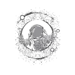 Estampado de Astronauta 9